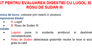 Kit SUDAN pentru materii fecale