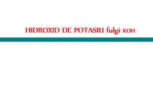 HIDROXID DE POTASIU FULGI (electrolit solid)