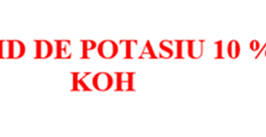 HIDROXID DE POTASIU SOLUTIE 10%