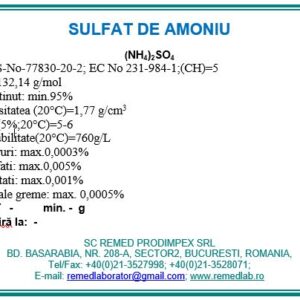 Sulfat de amoniu