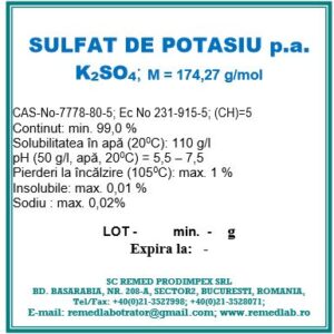 Sulfat de potasiu p.a.