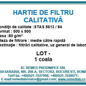 Hartie de filtru calitativa
