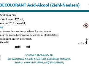 Decolorant acid-alcool