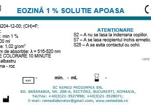 Eozina 1 % - solutie apoasa