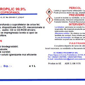 Alcool izopropilic 99.9%